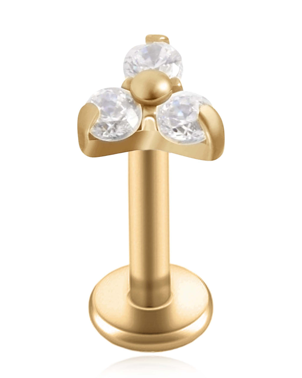 Arya Trinity Ear Piercing Stud