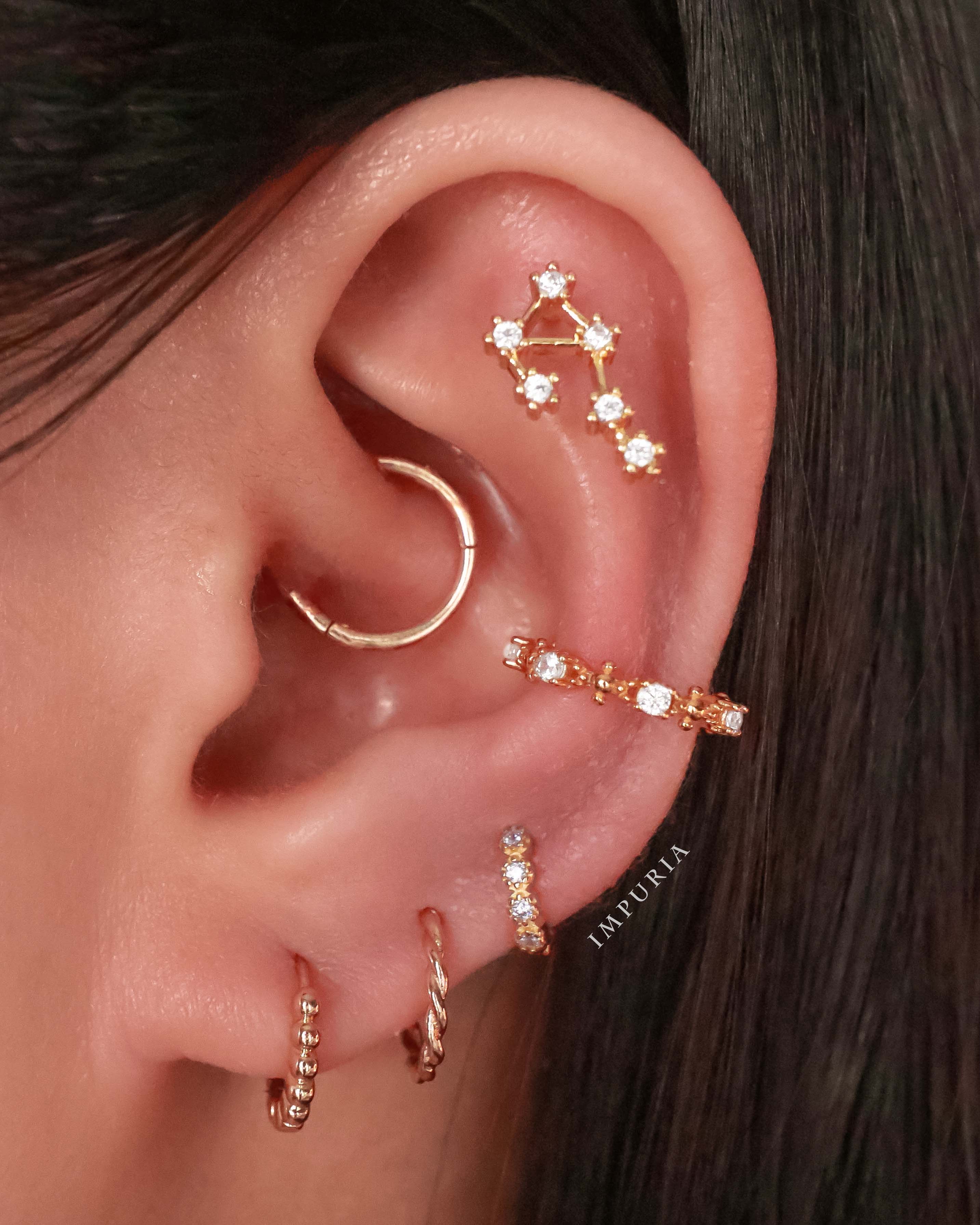 Brite Constellation Star Ear Piercing Stud