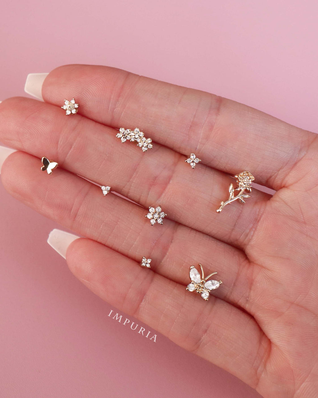 May Trinity Ear Piercing Stud