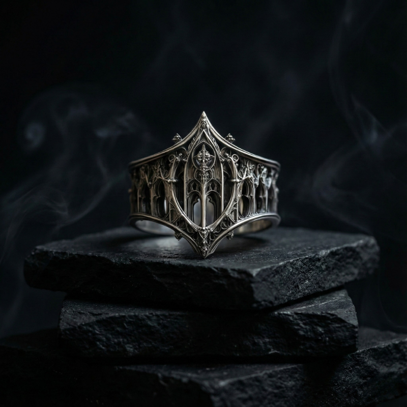 Dead Chapel Stainless Steel Ring
