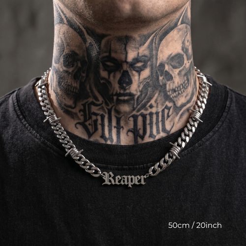Custom Barb Cuban Name Cuban Link Stainless Steel Chain