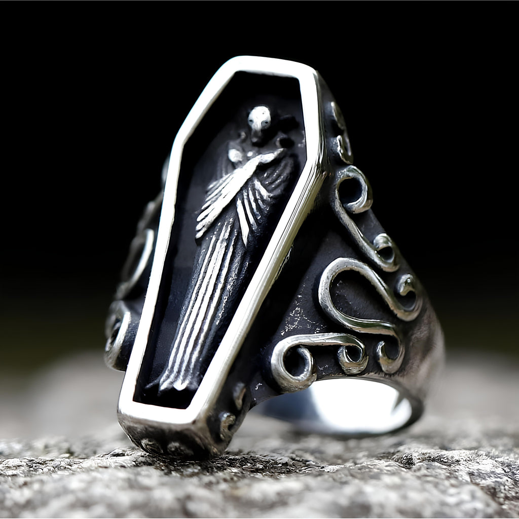 Tomb Gothic Stainless Steel Ring