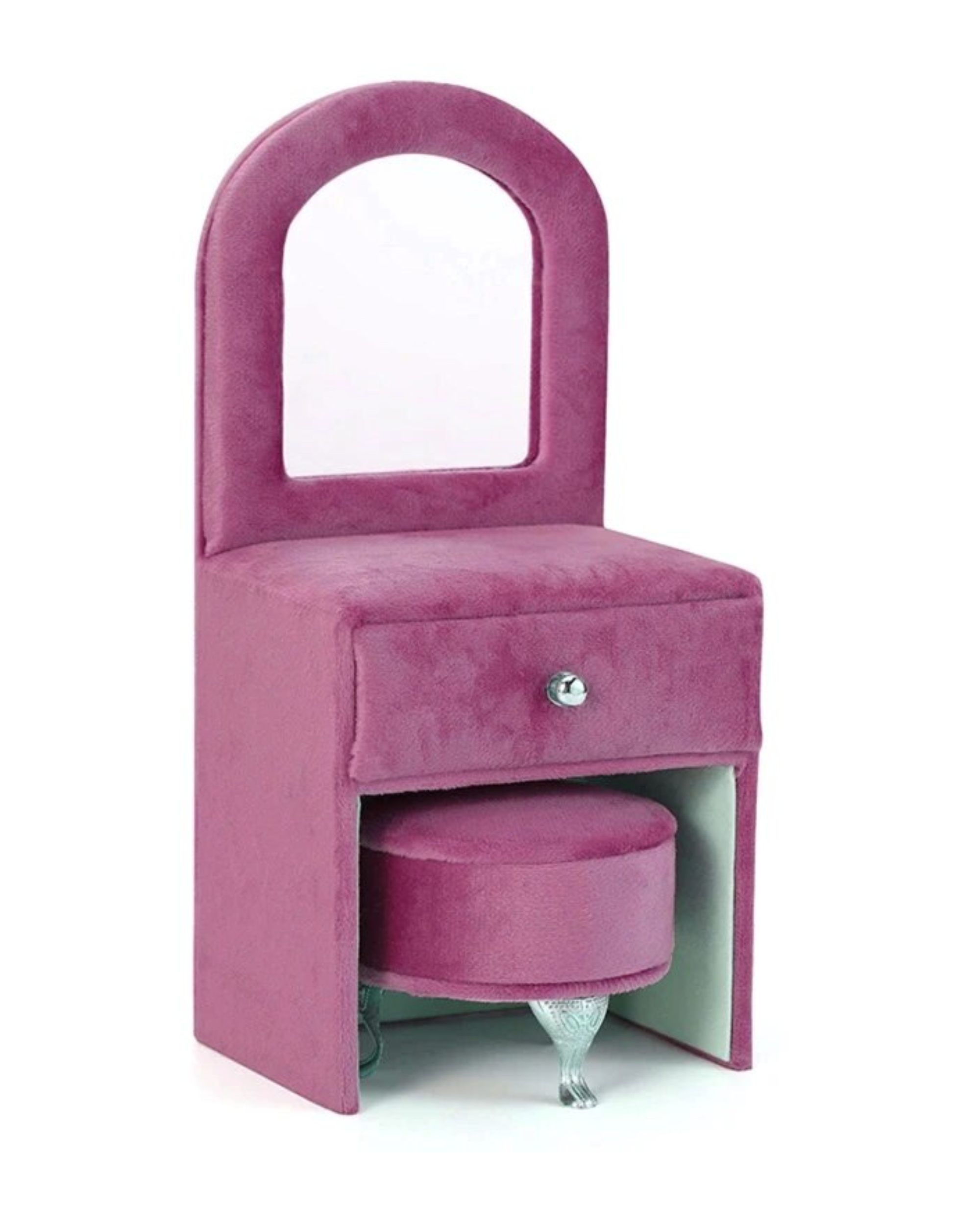 Sweetie Unique Pink Velvet Sofa Jewelry Box