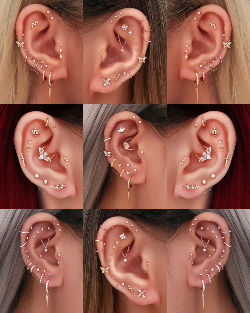May Trinity Ear Piercing Stud