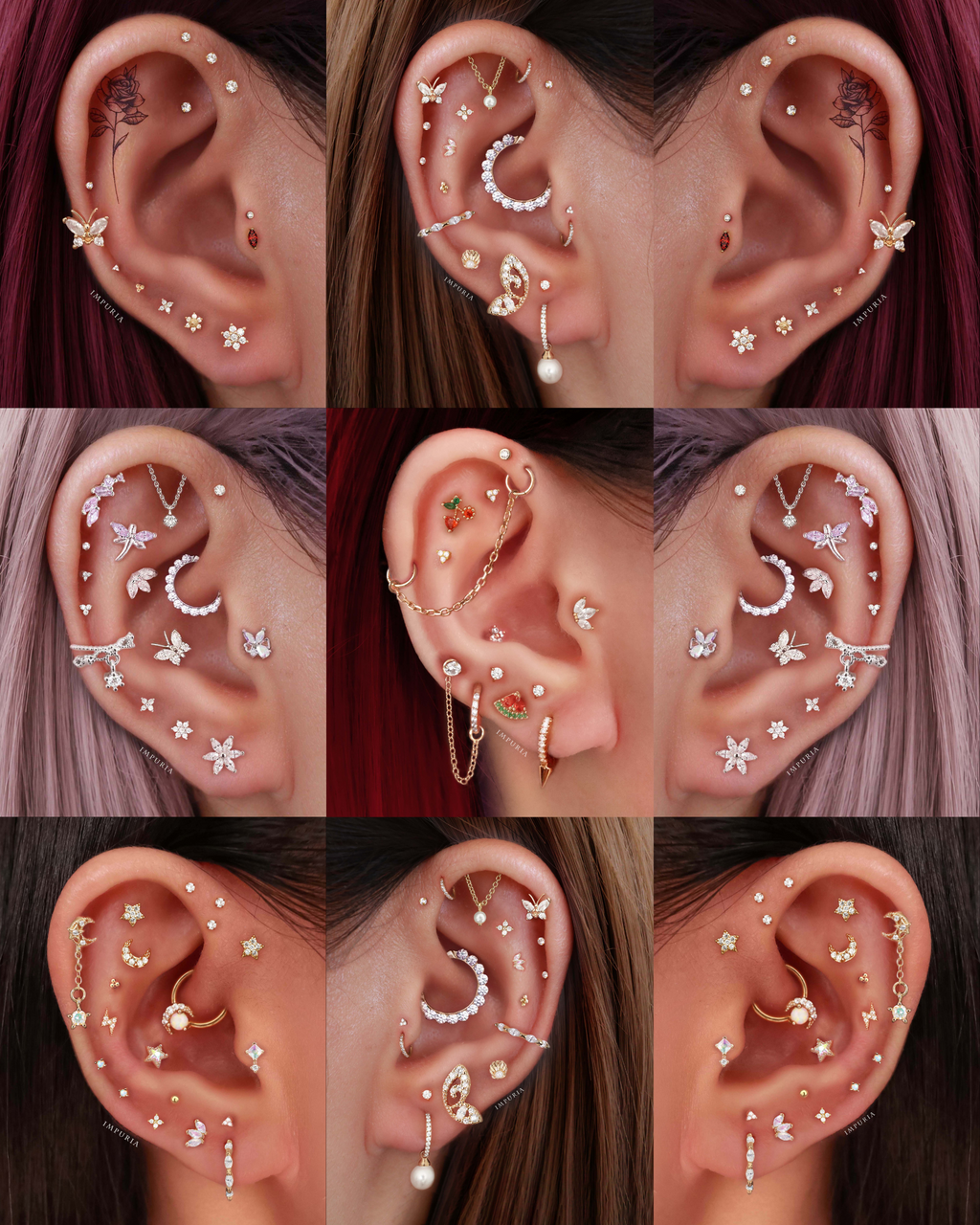 May Trinity Ear Piercing Stud
