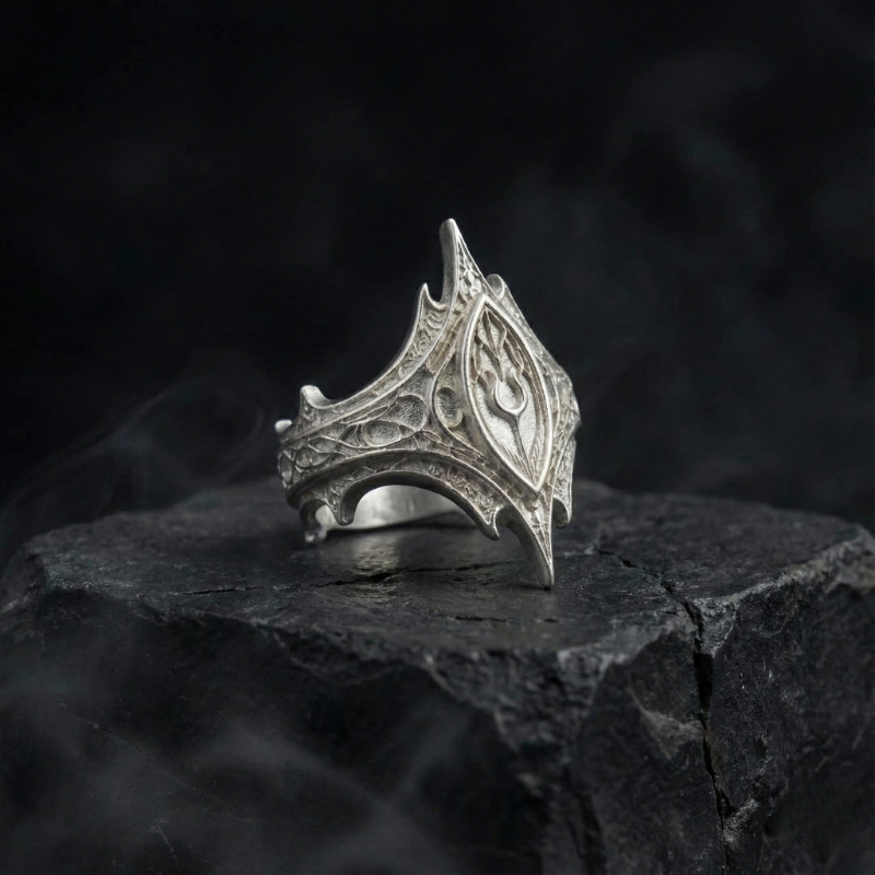 Monolith Gothic Stainless Steel Ring