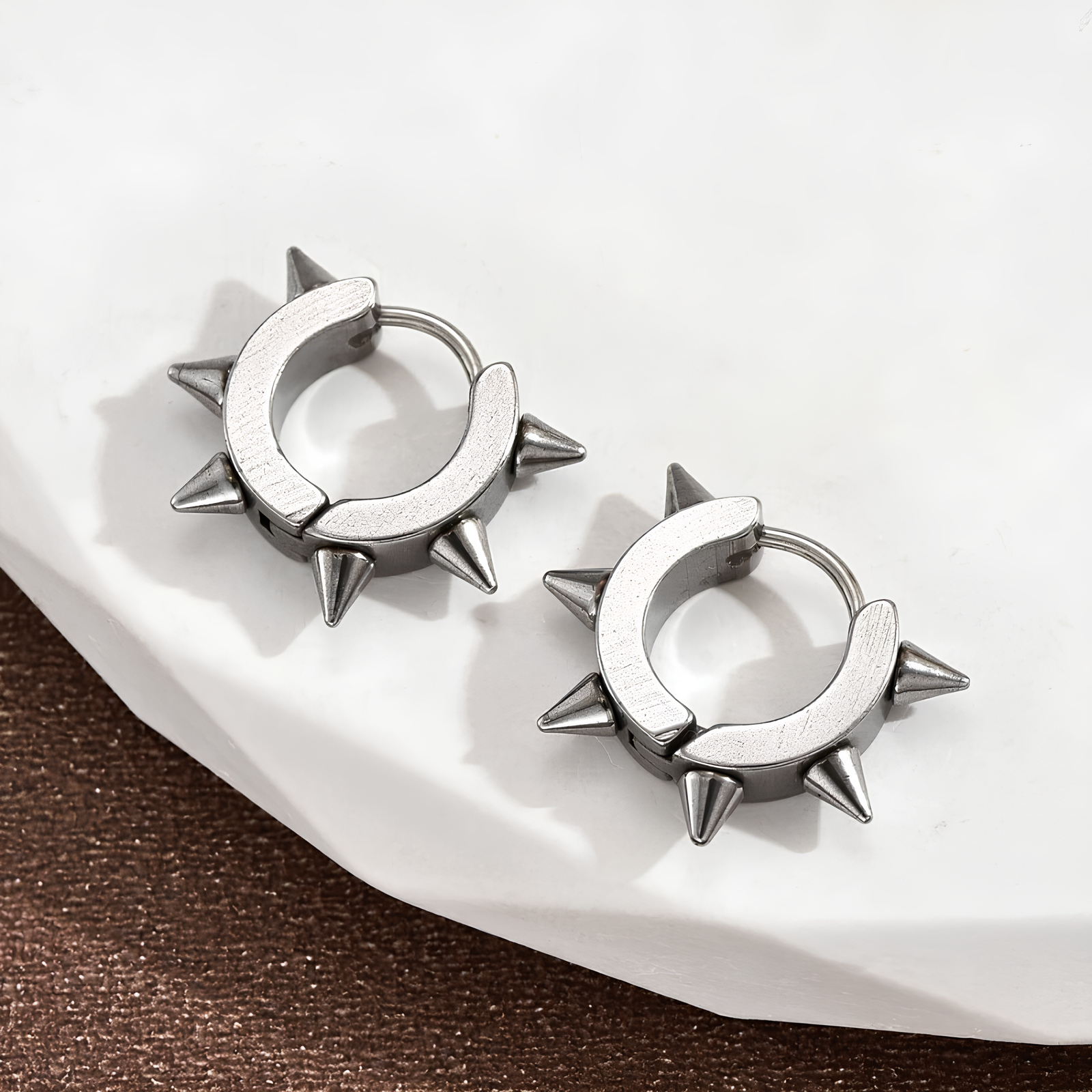 Spiked Mini Hoops