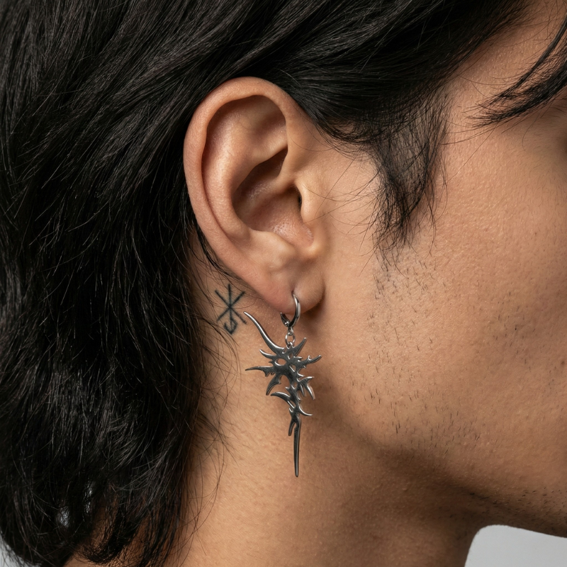 Onslaught Stainless Steel Earrings