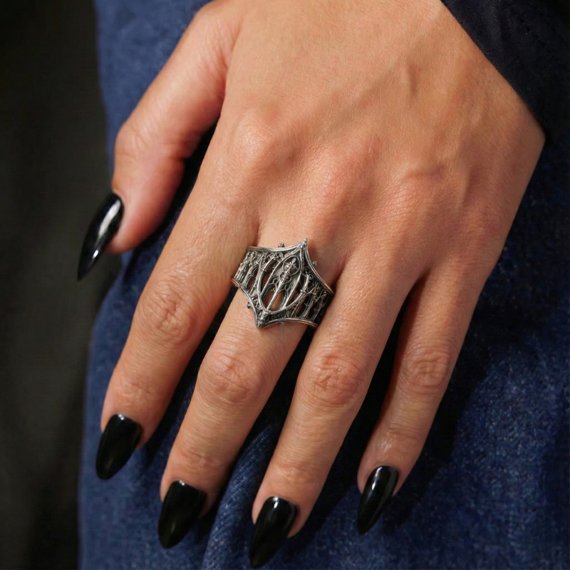 Dead Chapel Stainless Steel Ring