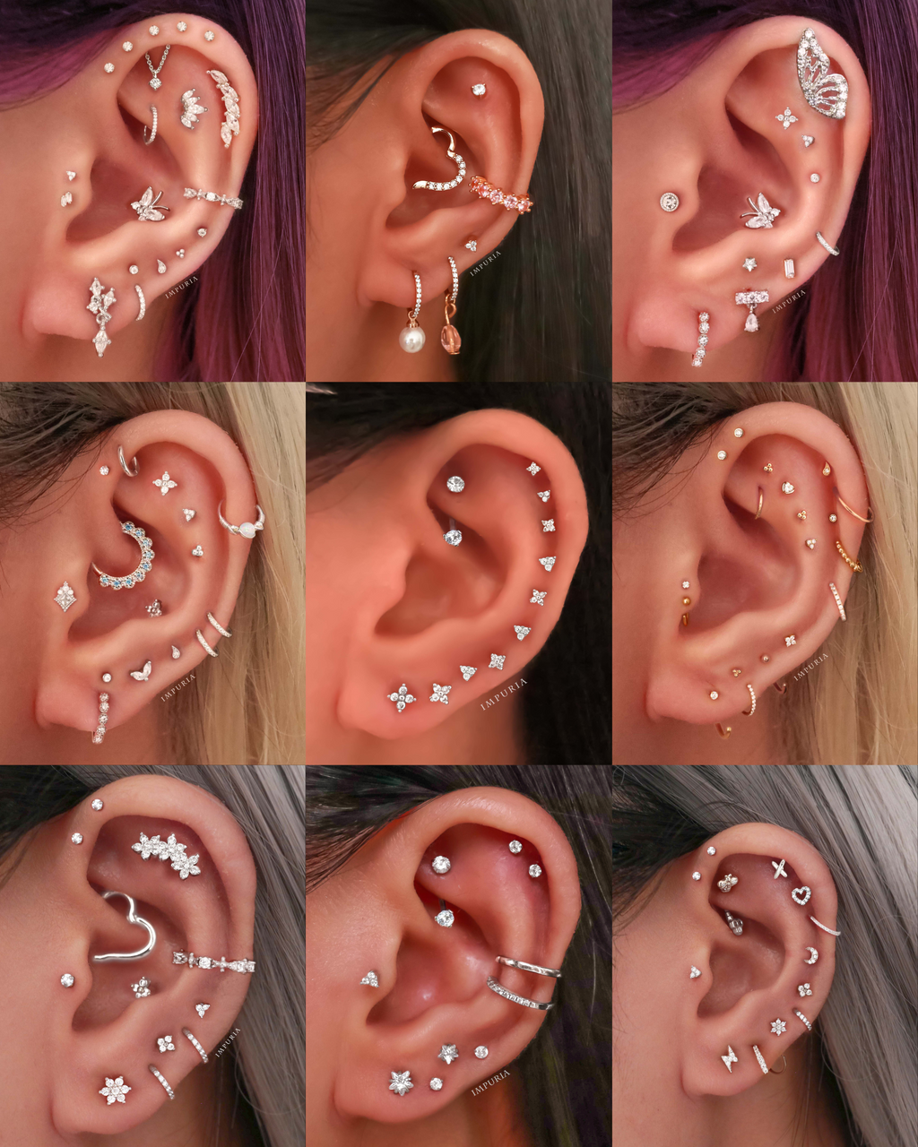 May Trinity Ear Piercing Stud