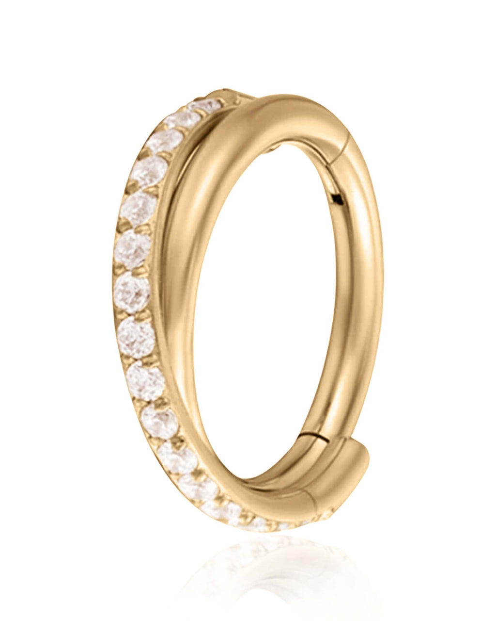 Bellini Twisted Hoop Ring Clicker