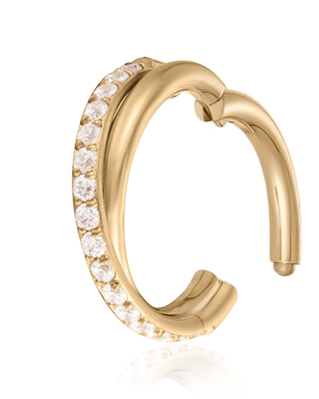 Bellini Twisted Hoop Ring Clicker