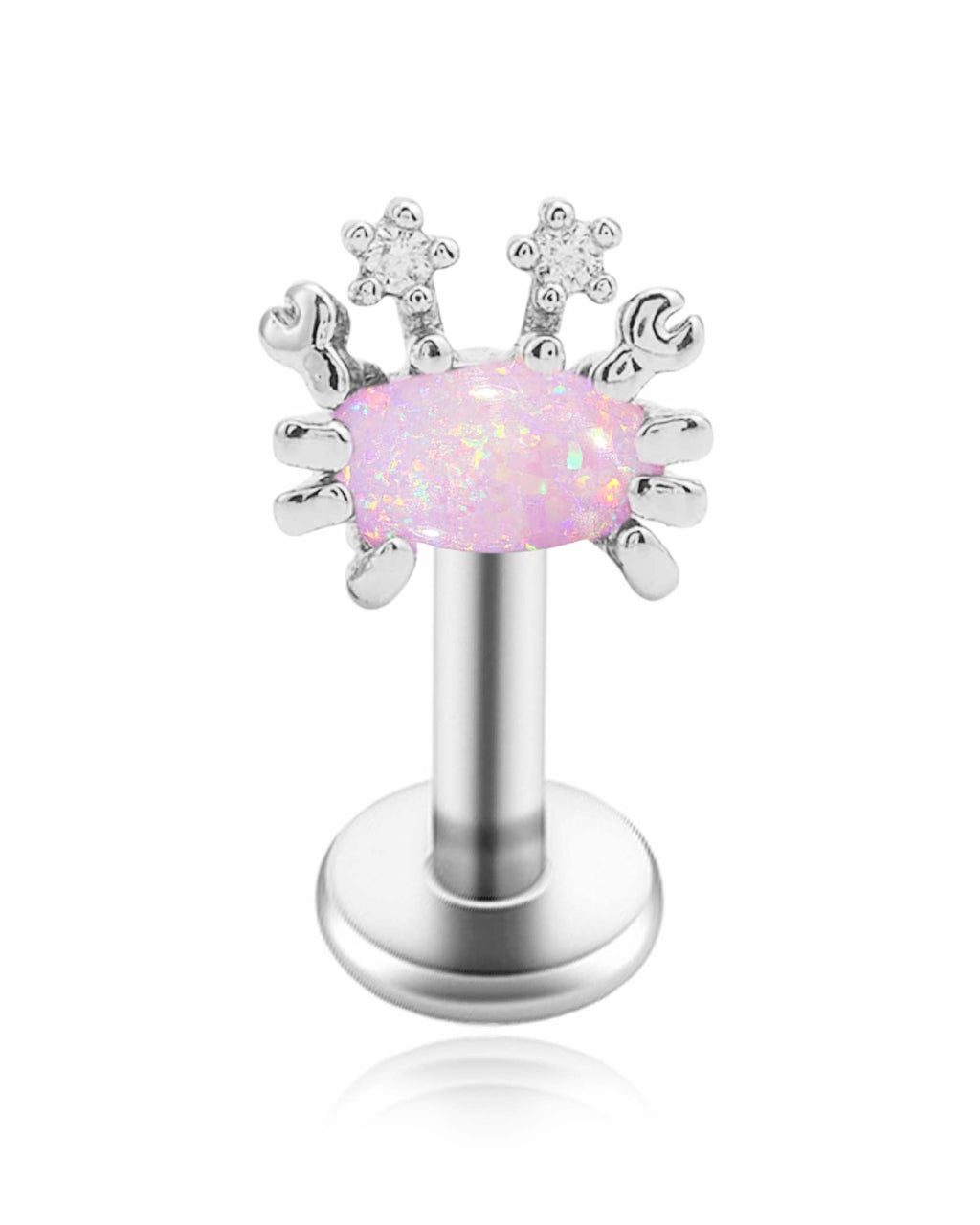Crabby Opal Crab Ear Piercing Earring Stud