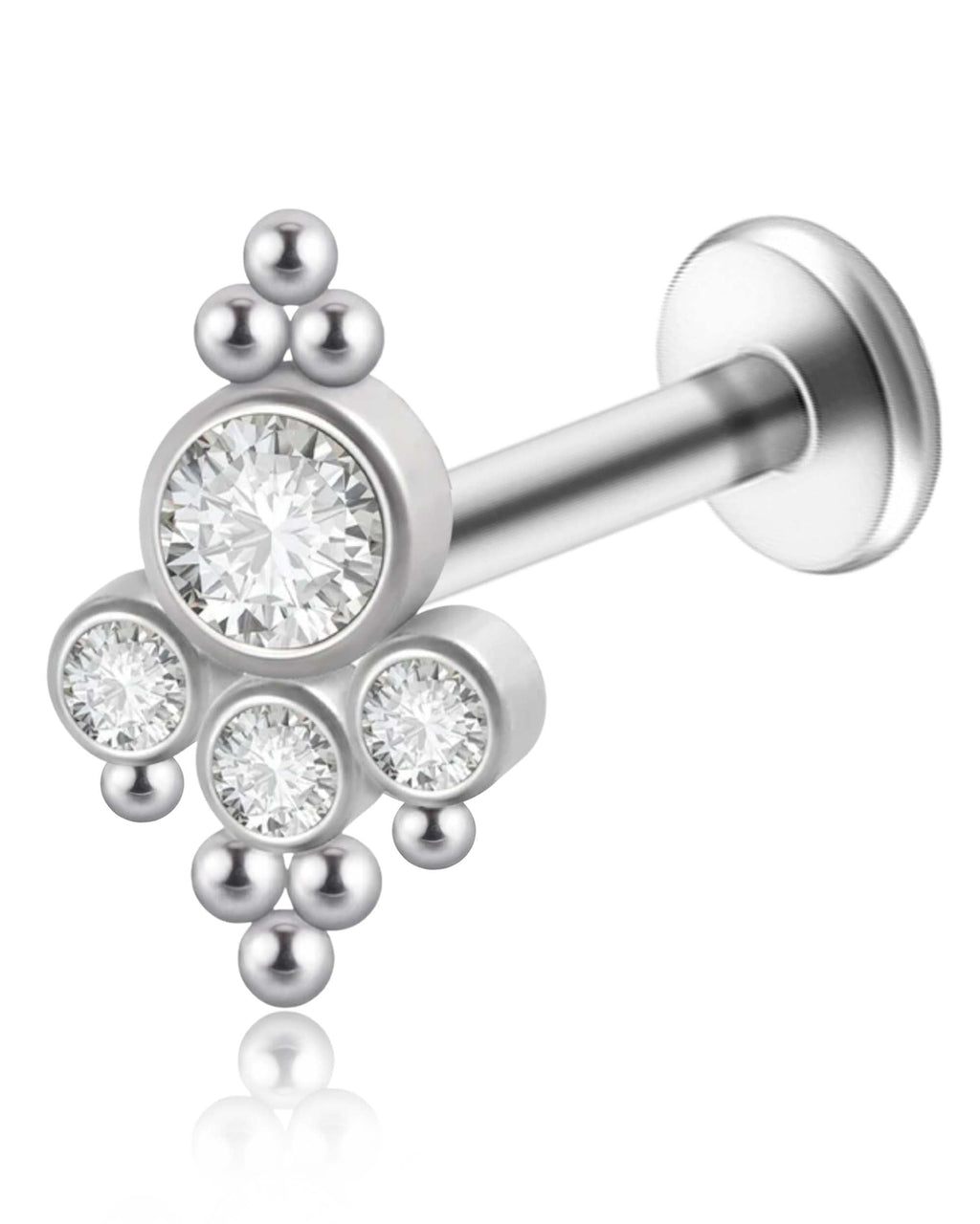 Enya Milgrain Ear Piercing Stud