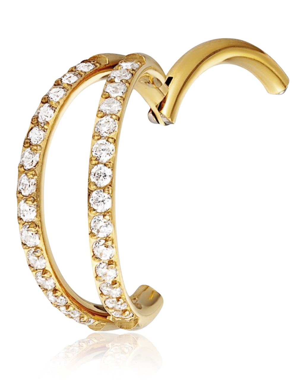 Equinix Criss Cross Hoop Ring Clicker