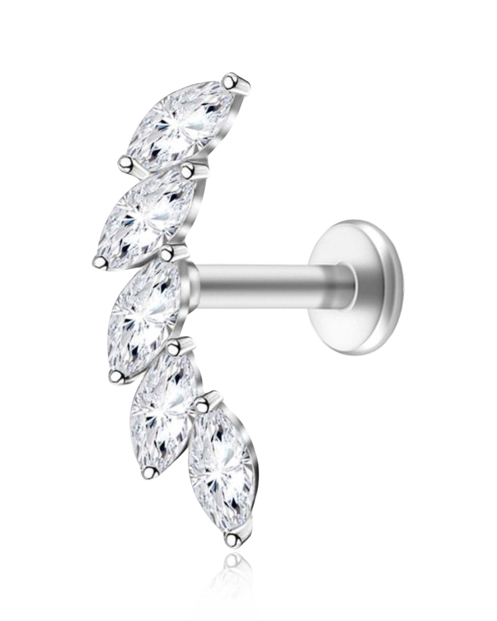 Gracie Five Cluster Ear Piercing Stud