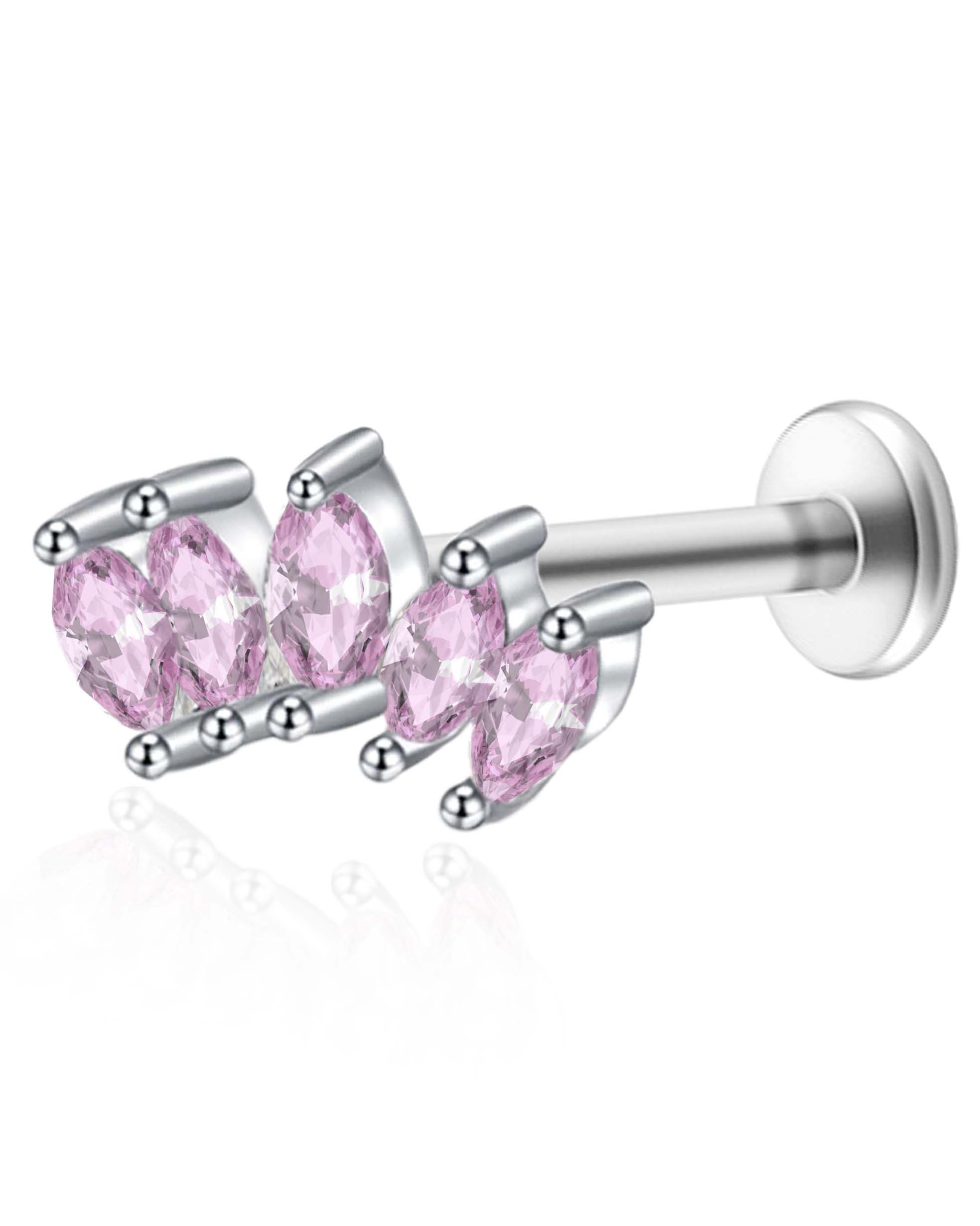 Harlow Five Marquise Ear Piercing Stud
