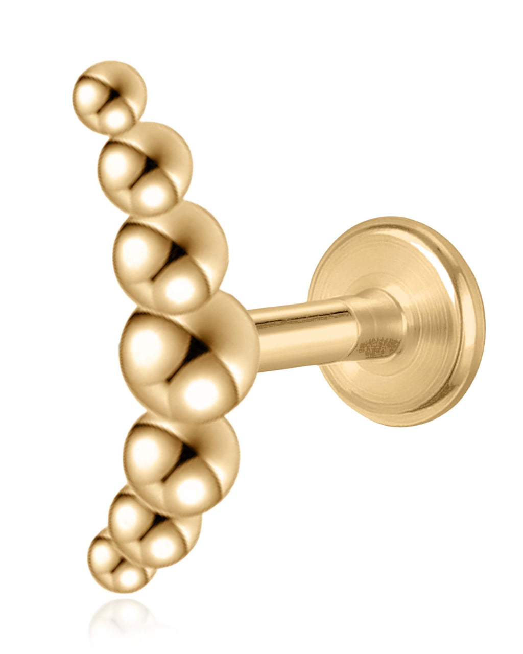 Helios Beaded Cluster Ear Piercing Stud