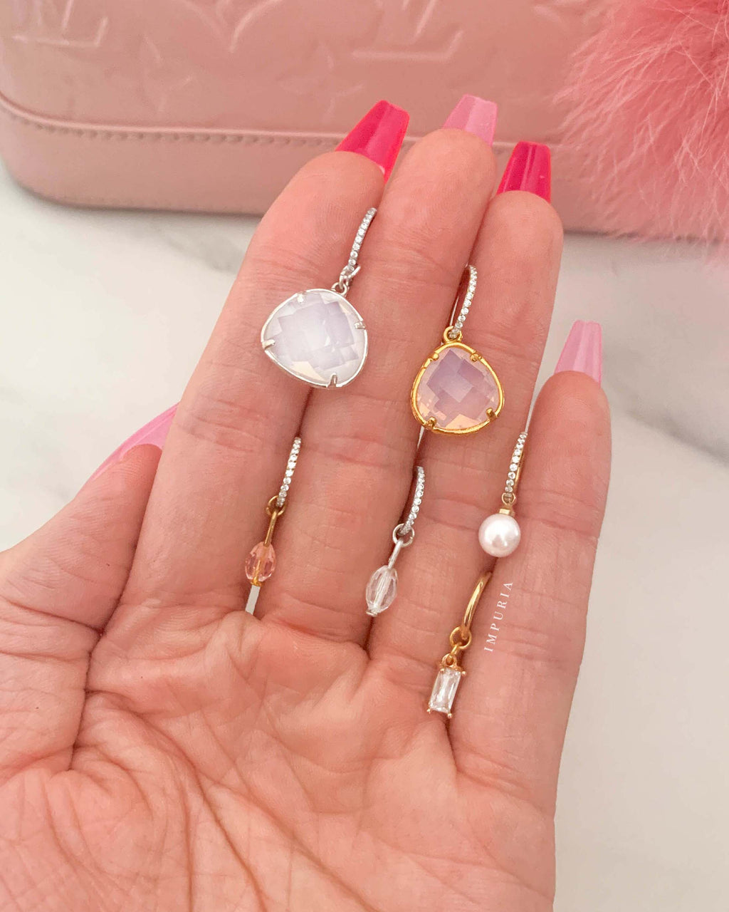 Perle Pearl Hoop Ring Clicker