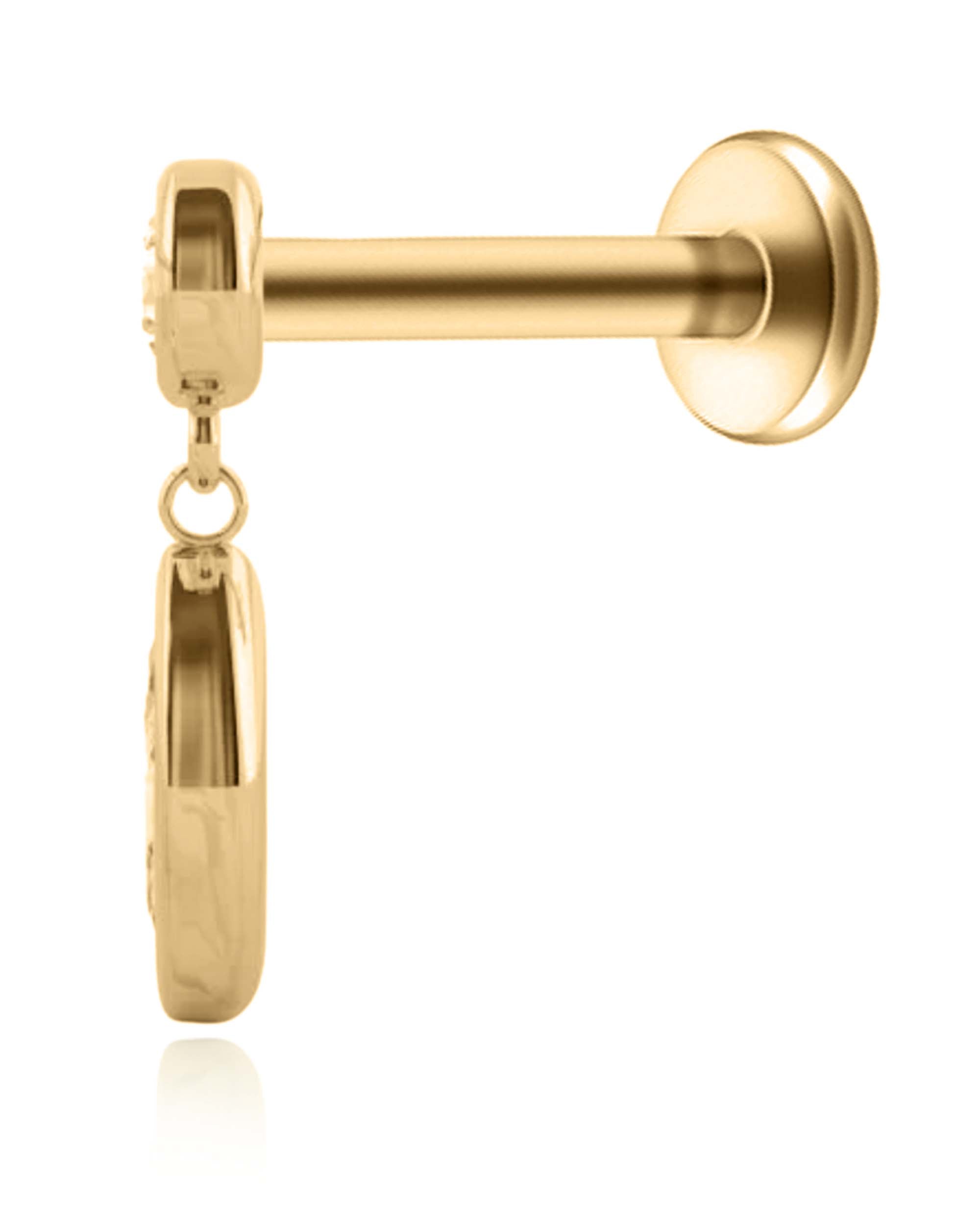 Juliette Marquise Drop Ear Piercing Earring Stud