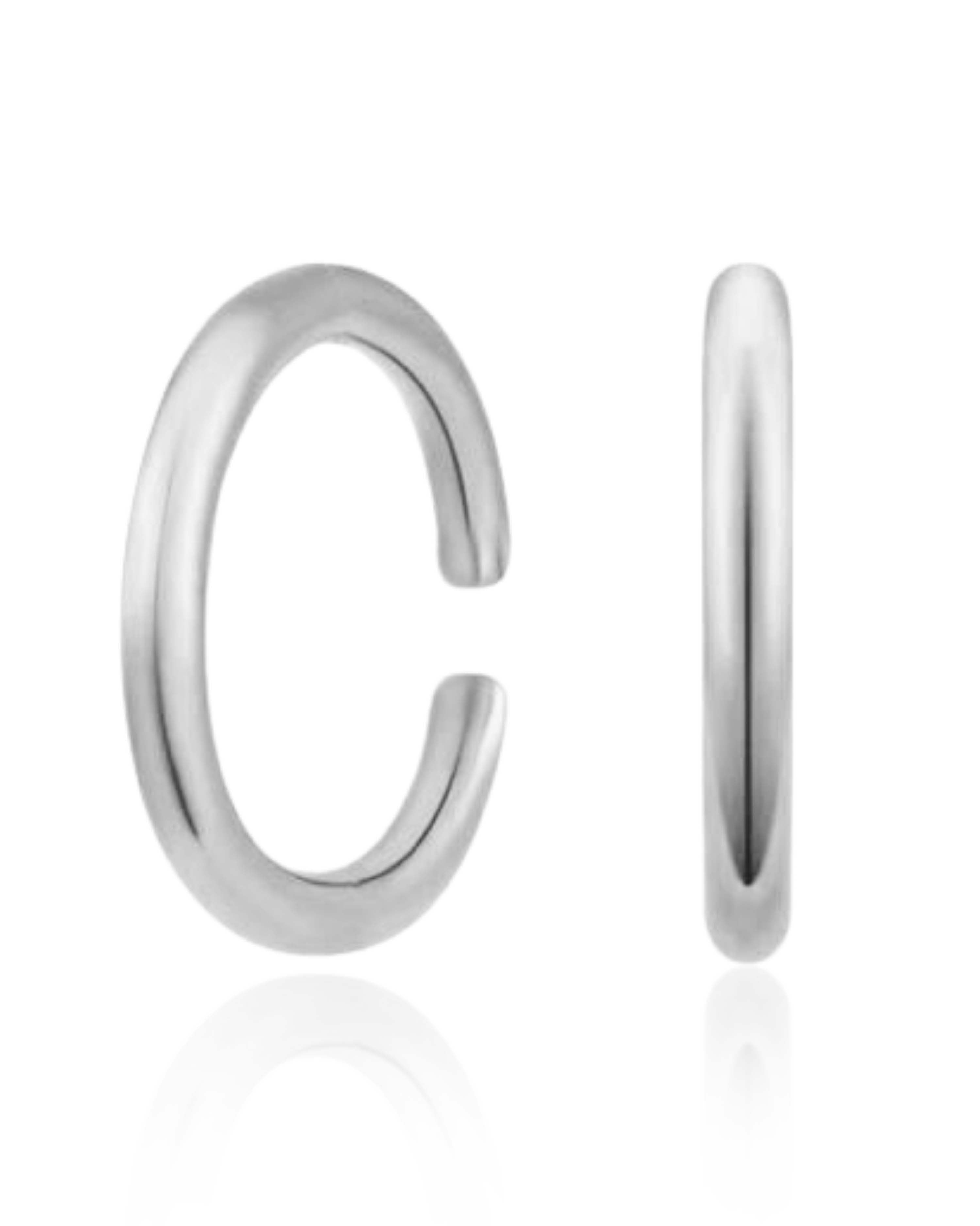 Lia Polished Eternity Ear Cuff Earring Set