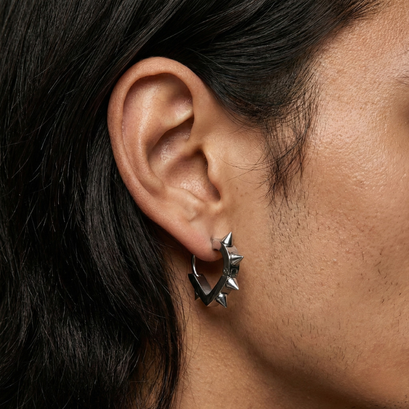Love Kills Stainless Steel Earrings