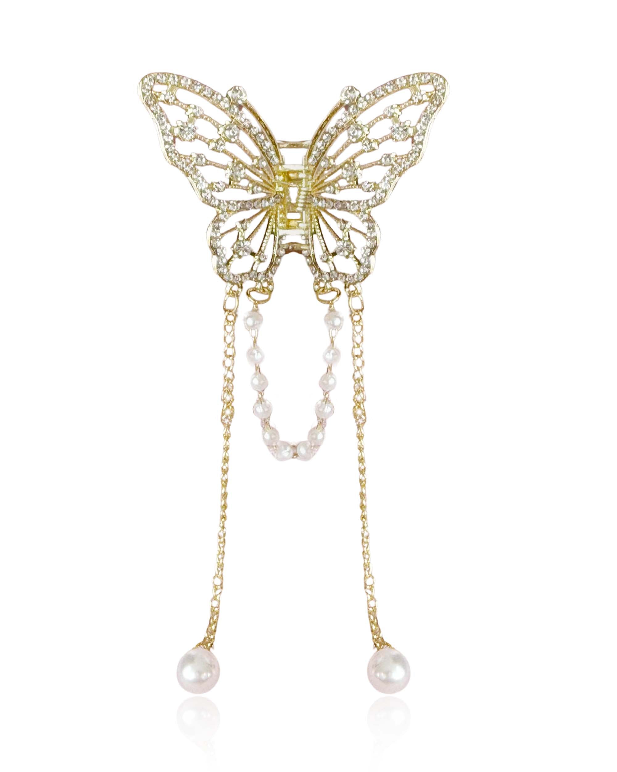 Mariposa Butterfly Metal Hair Clip