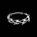 Fury stainless steel bracelet on a black background