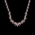 Carnage stainless steel chain necklace on a black background