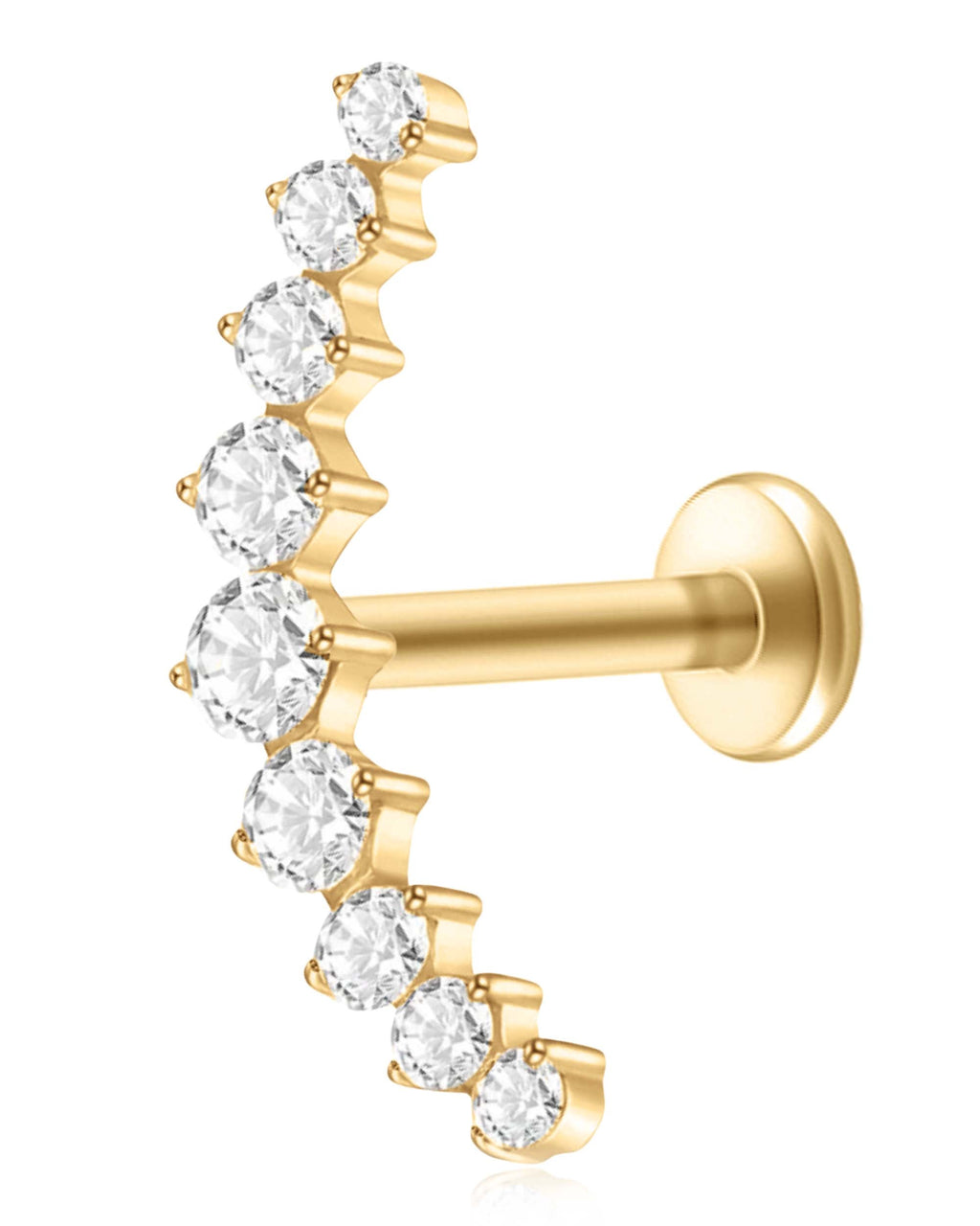 Muse Nine Cluster Ear Piercing Stud