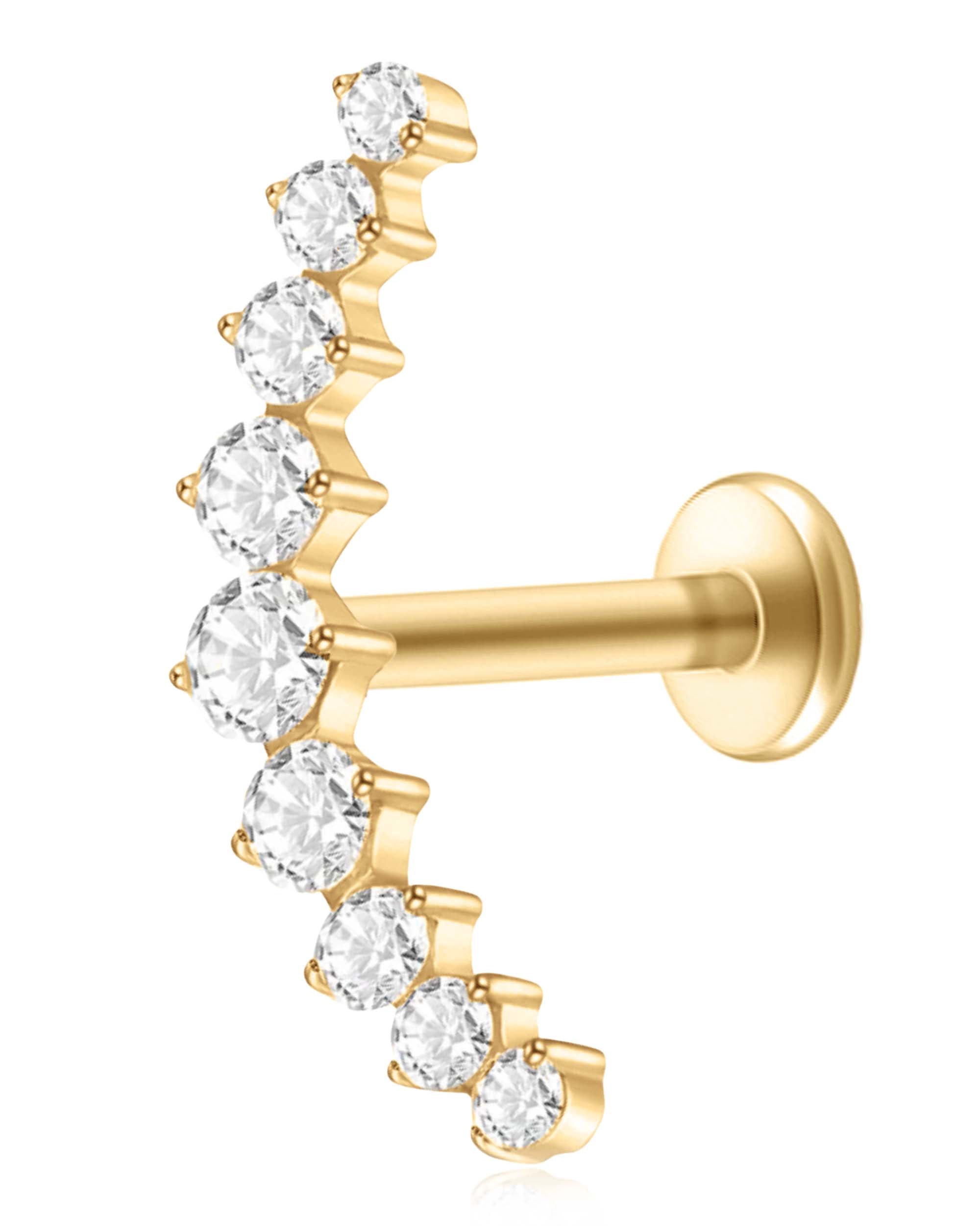 Muse Nine Cluster Ear Piercing Stud