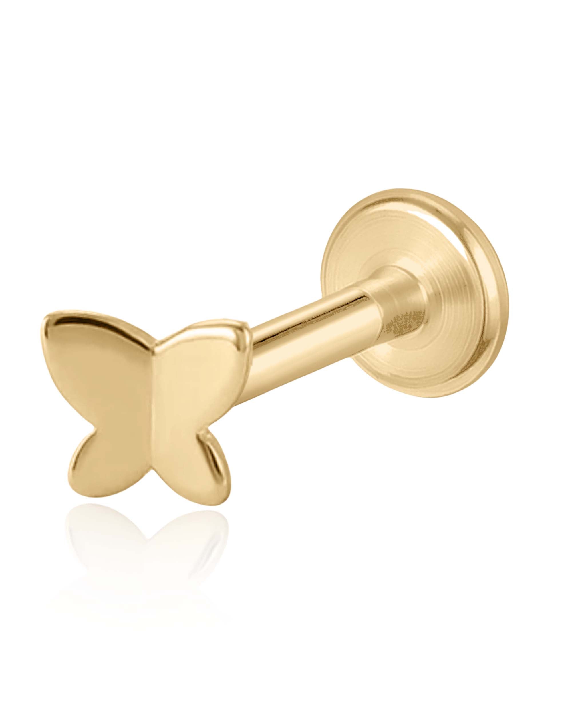 Papillon Butterfly Nose Piercing Stud