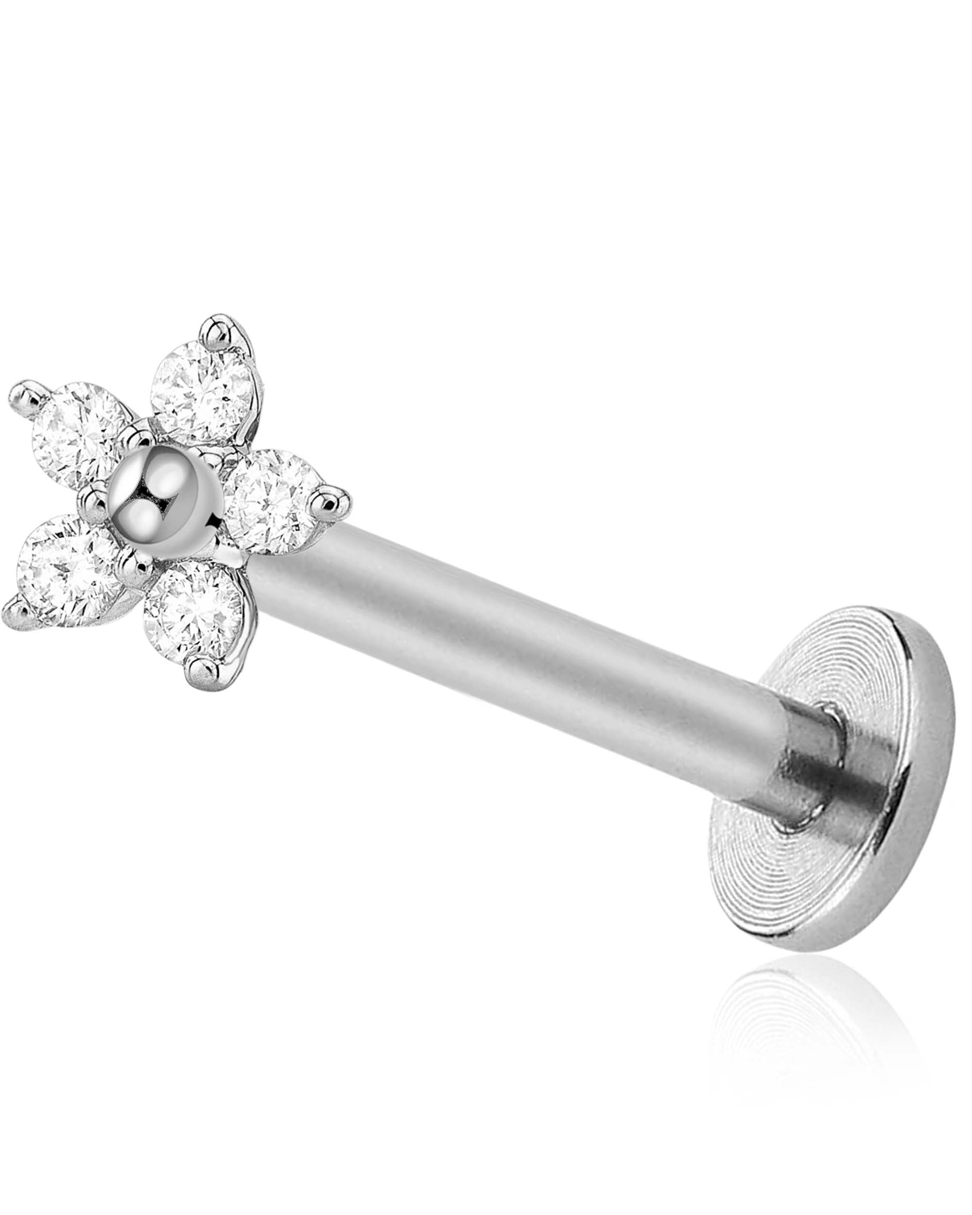 Petal Kiss Flower Nose Piercing Stud