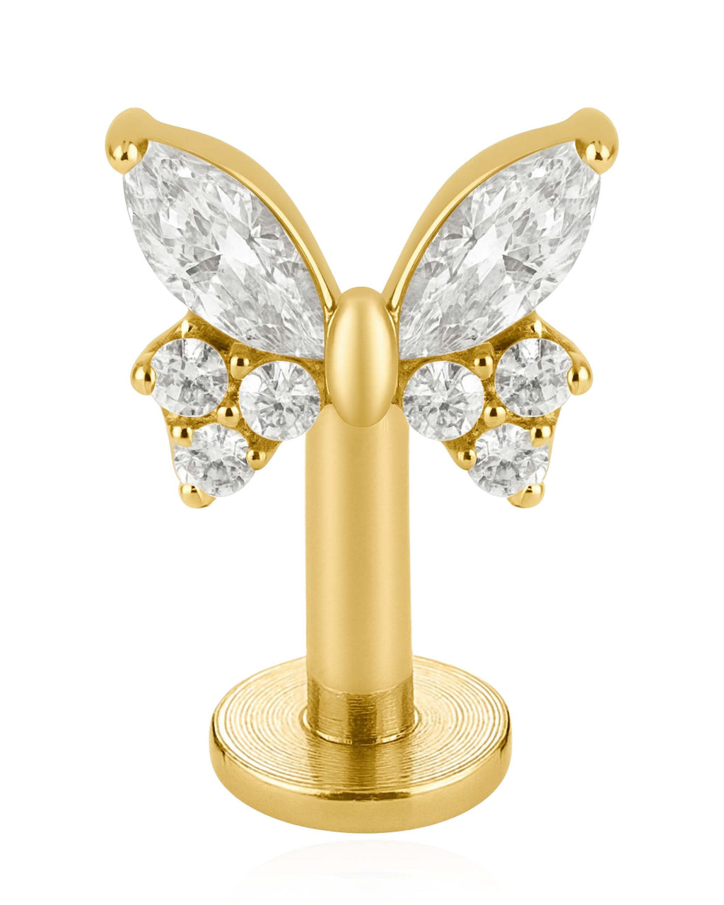 Pixie Butterfly Ear Piercing Stud