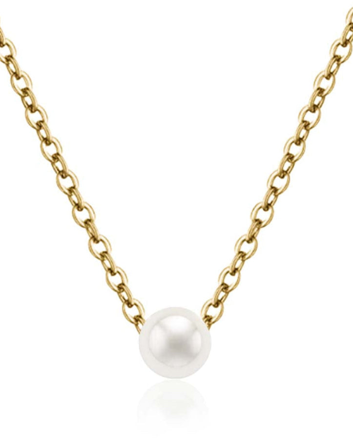 Serenity Pearl Chain Necklace