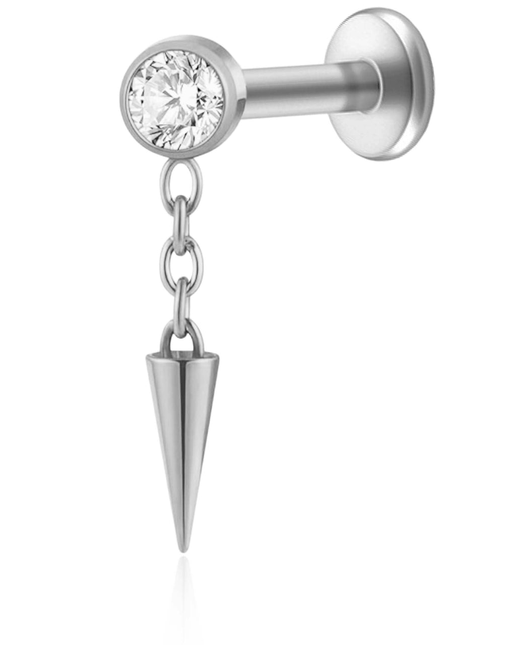 Skye Spike Drop Ear Piercing Stud