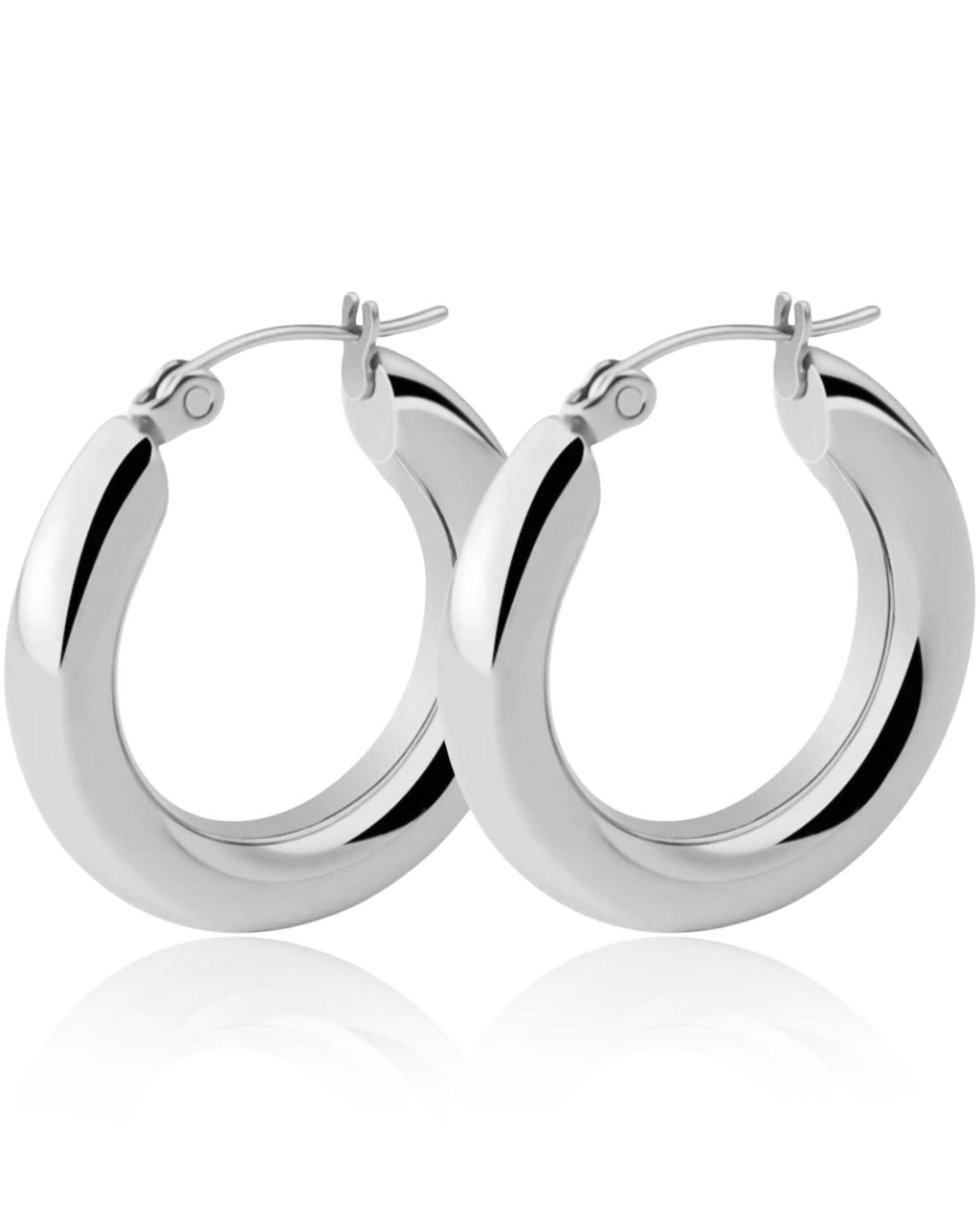 Soho Medium Chunky Hoop Earrings
