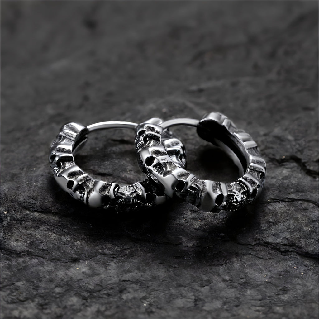 Bonecrusher Stainless Steel Earrings