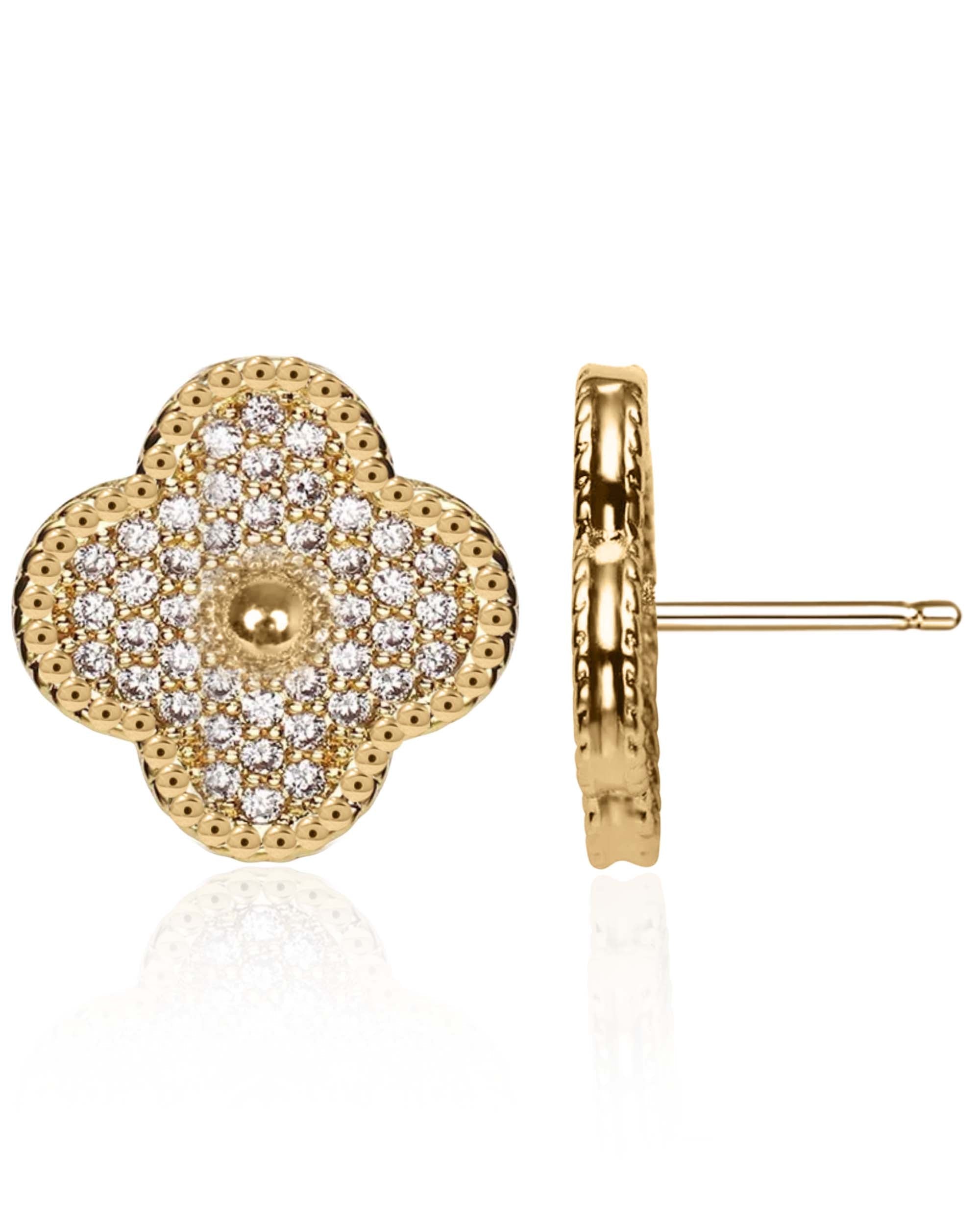 Versaille Clover Stud Earrings