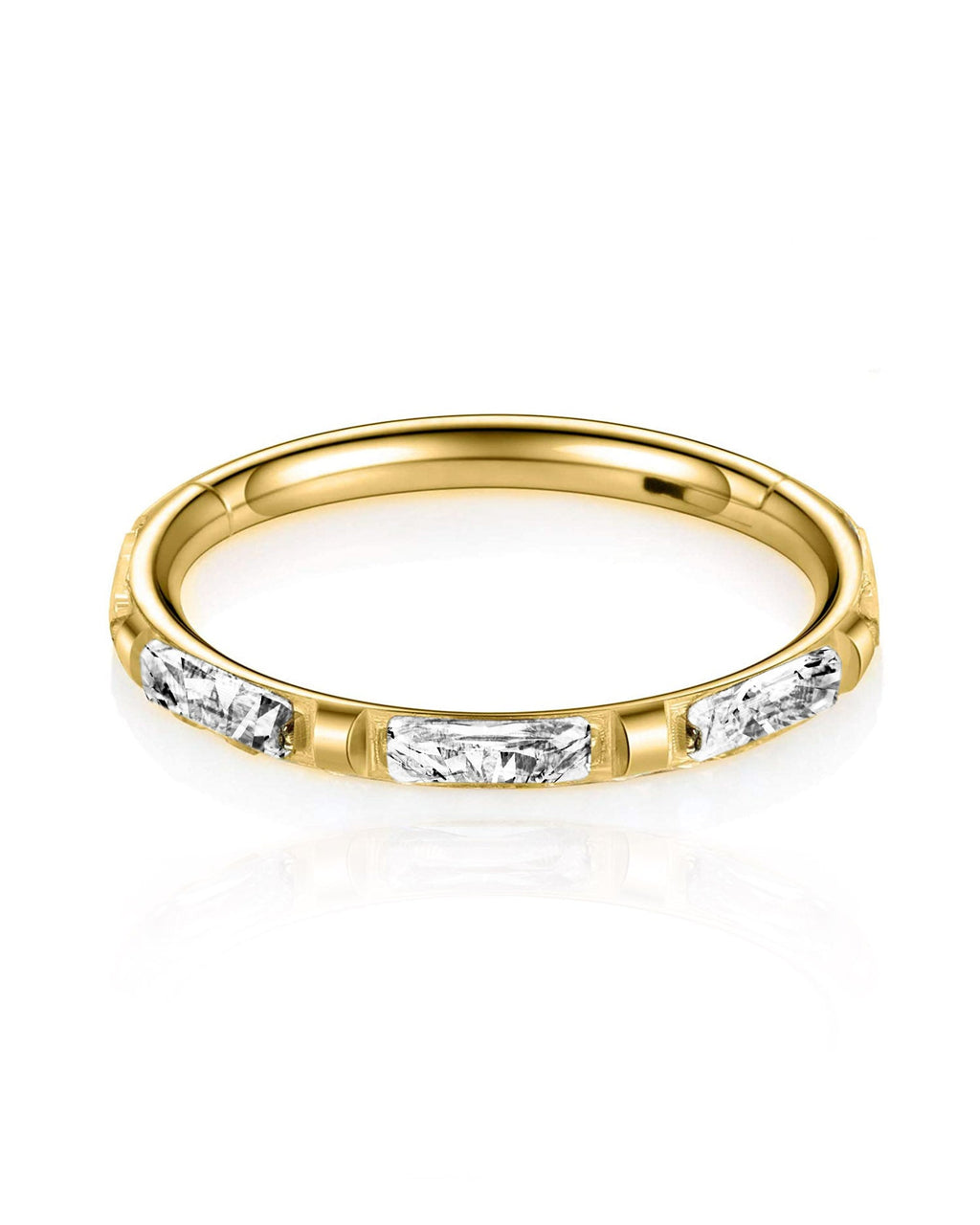 Celine Baguette Hoop Ring Clicker