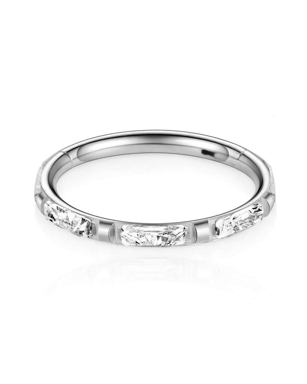 Celine Baguette Hoop Ring Clicker