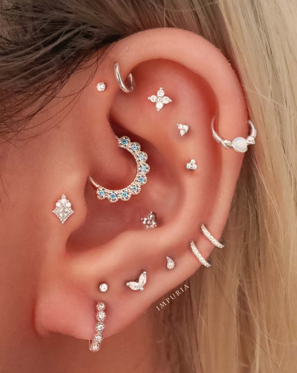 May Trinity Ear Piercing Stud