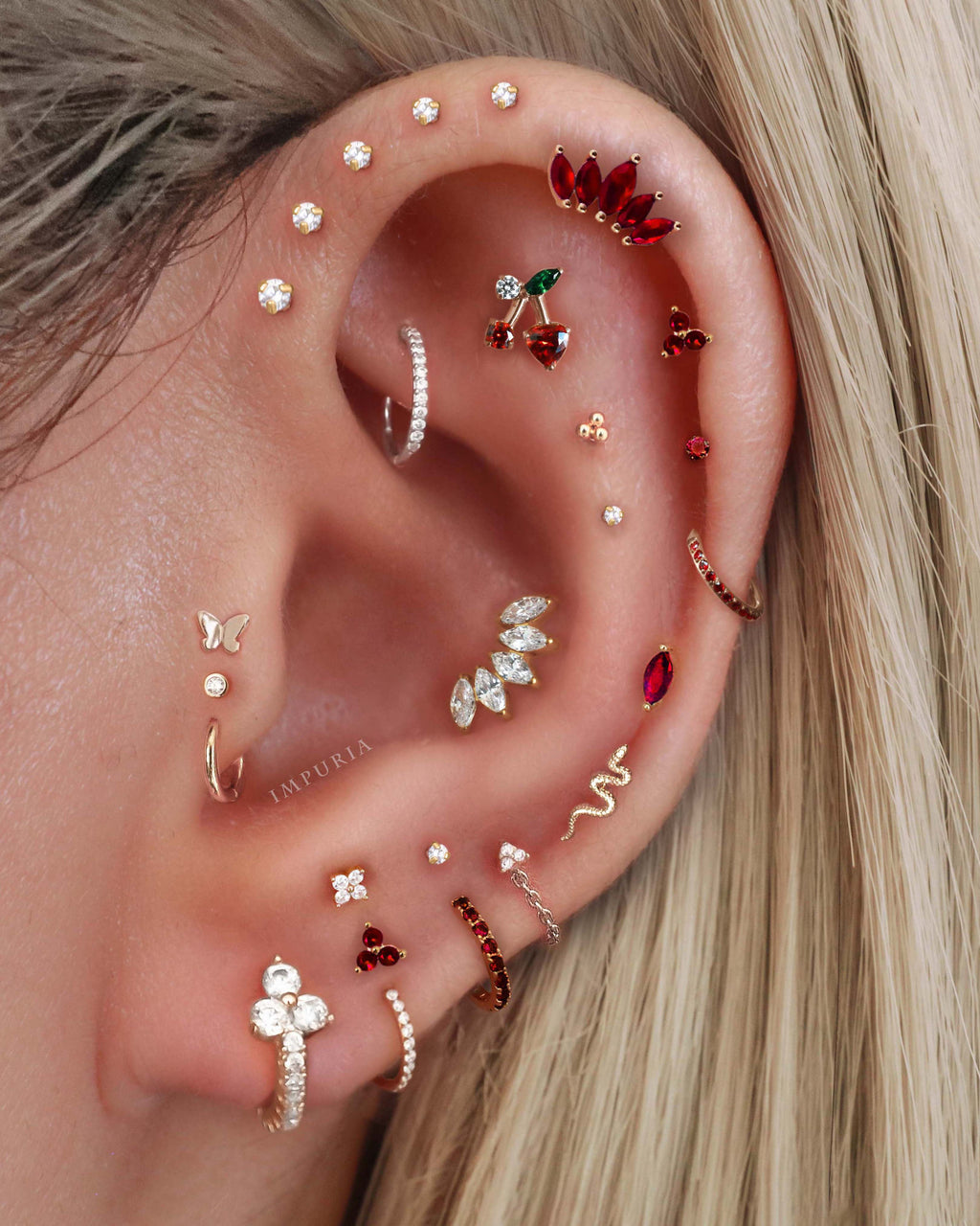Amara Marquise Ear Piercing Stud