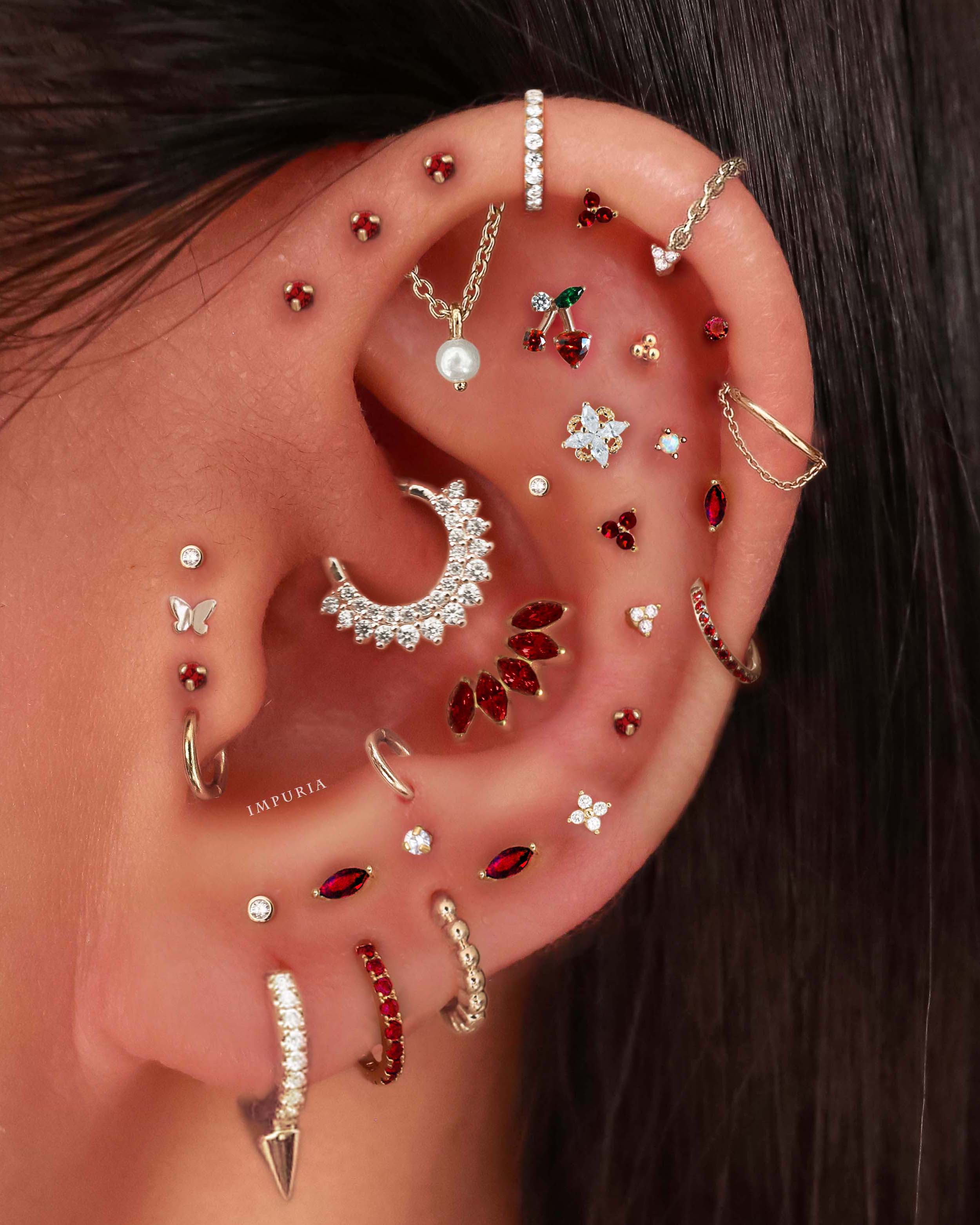 May Trinity Ear Piercing Stud