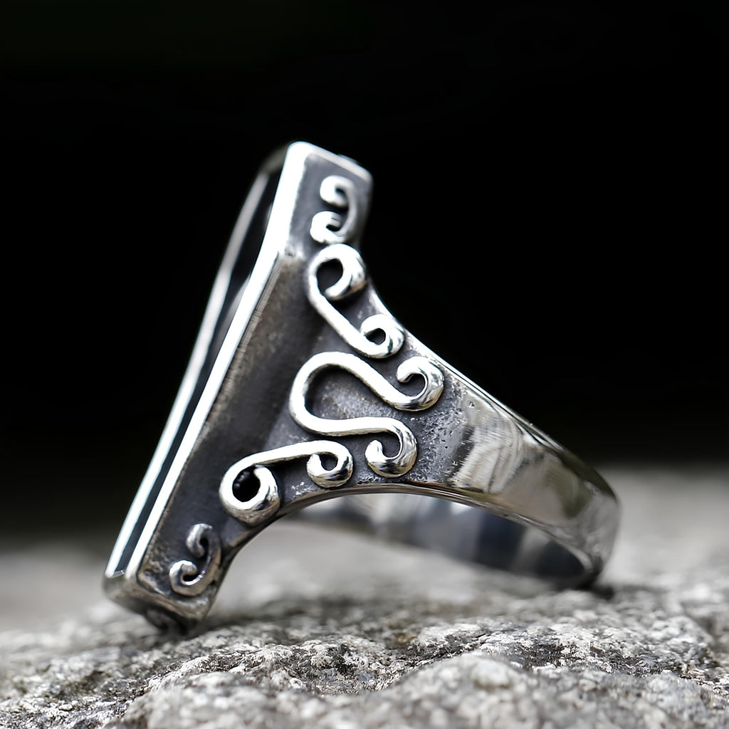 Tomb Gothic Stainless Steel Ring