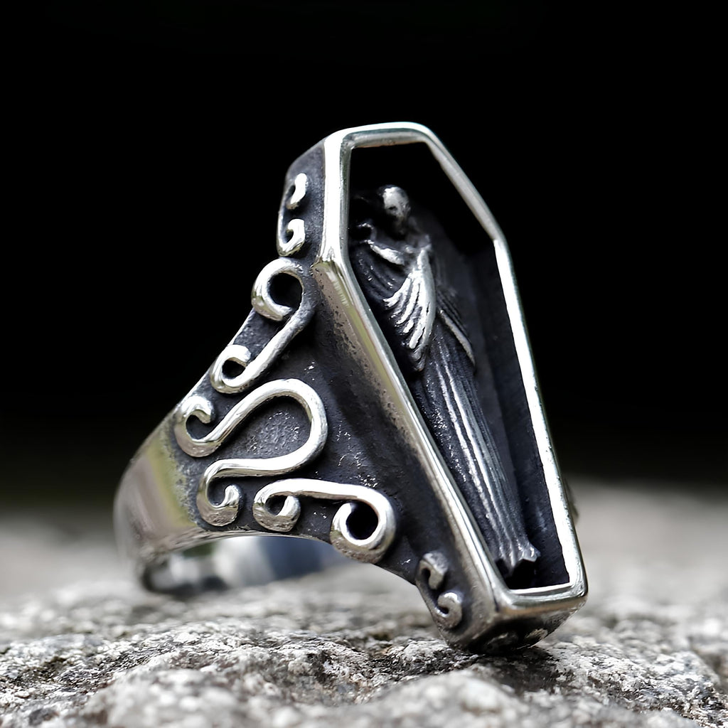 Tomb Gothic Stainless Steel Ring