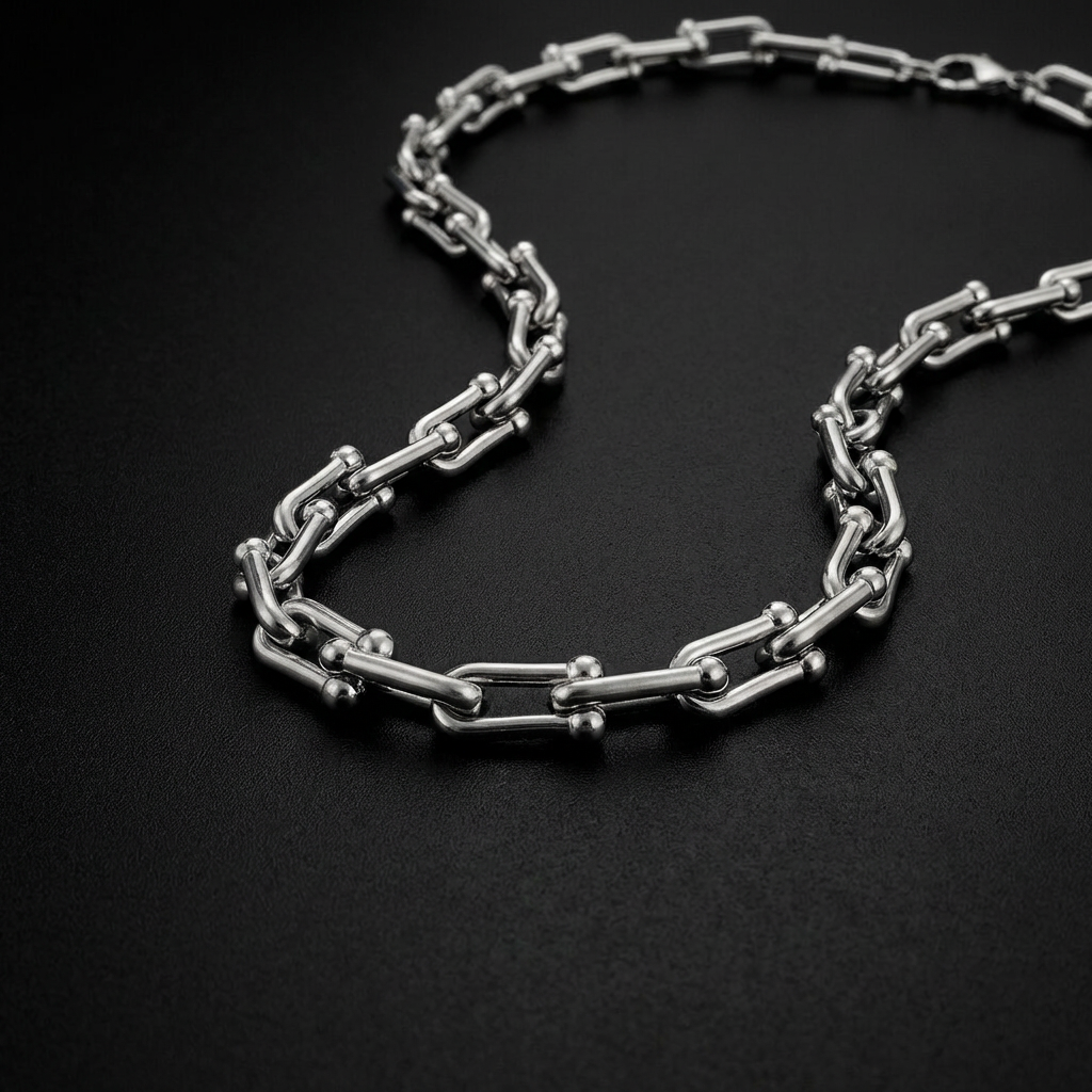 Rebel Clasp Stainless Steel Necklace