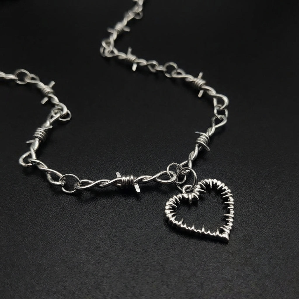 Barbed Love Stainless Steel Necklace