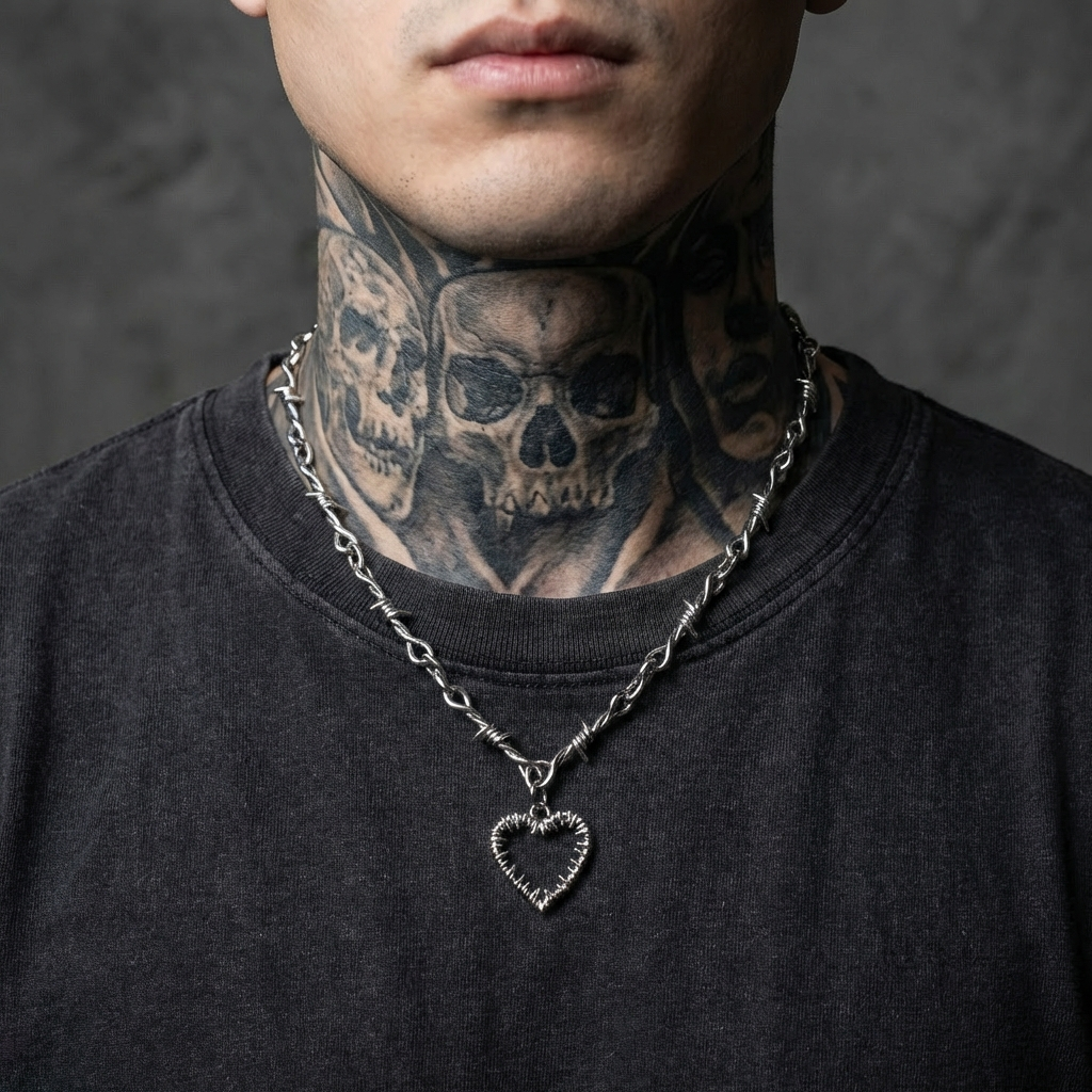 Barbed Love Stainless Steel Necklace