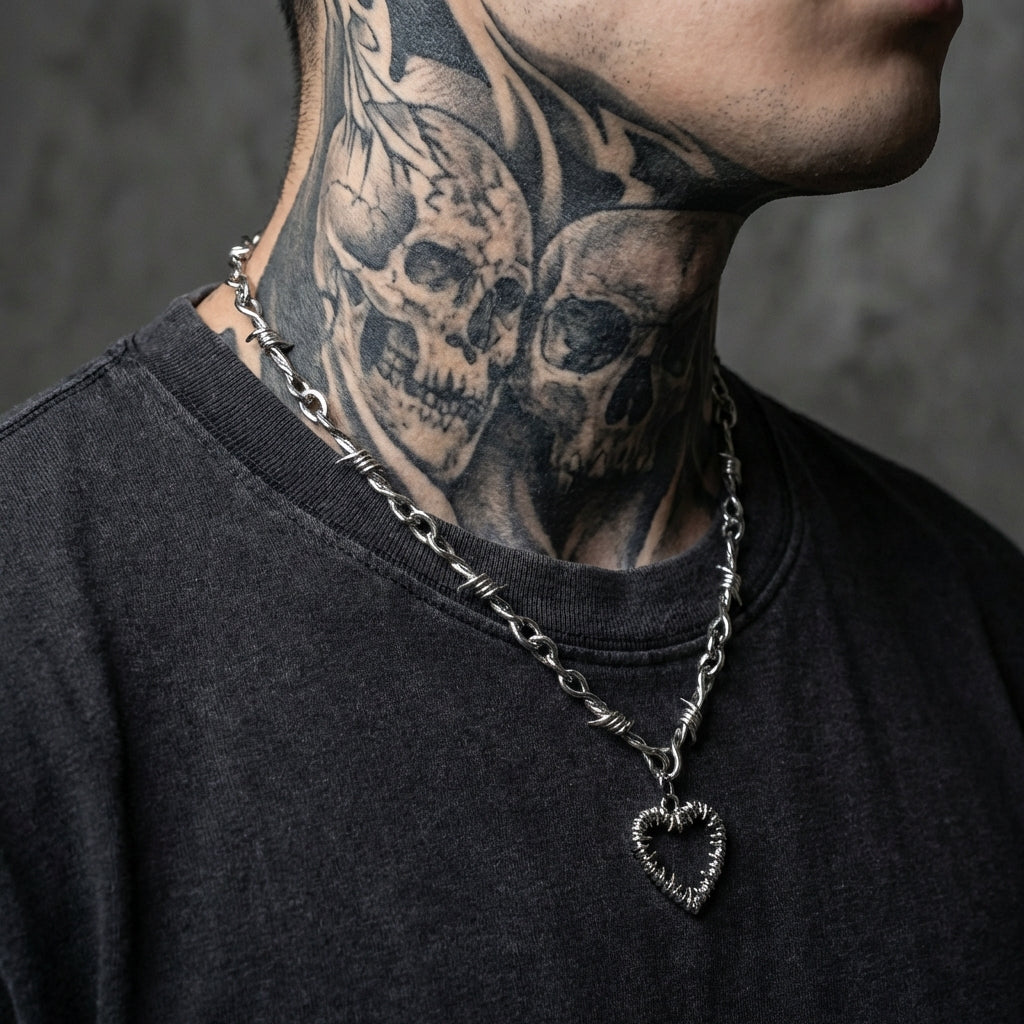 Barbed Love Stainless Steel Necklace